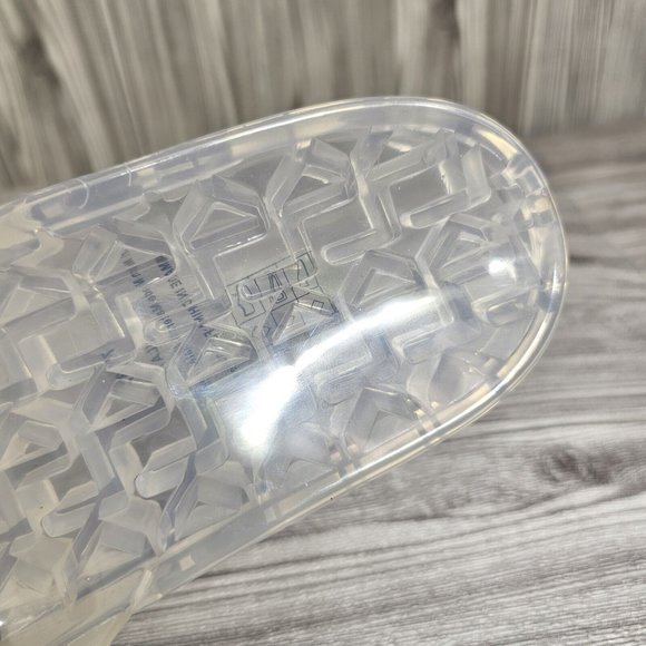 KARL LAGERFELD TulaRubberPool Slide Sandals Transparent Clear-Women's Size 7 NEW - Picture 8 of 15
